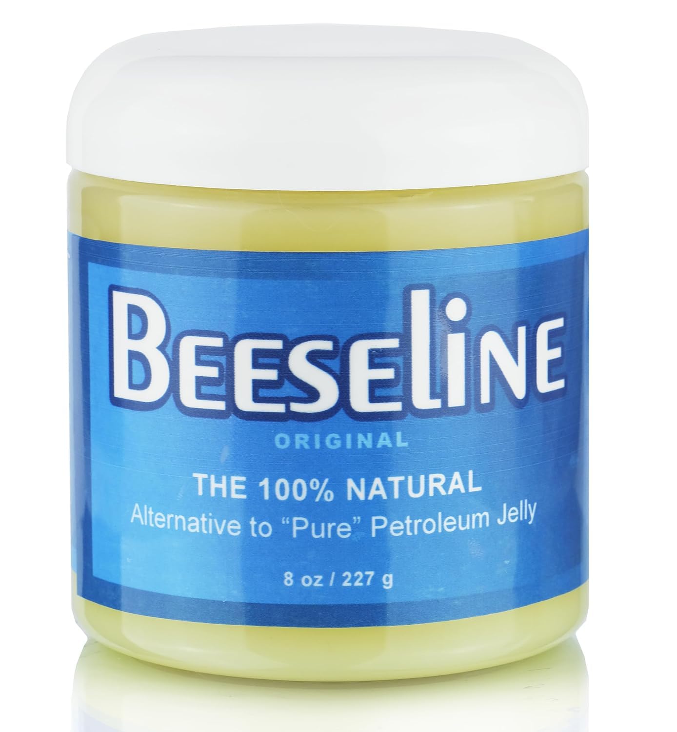 Beeseline Original Unpetroleum - 100% Natural & Hypoallergenic Alternative to Petroleum Jelly - Lips, Hands, Baby, Makeup Remover and More (8 Ounce)