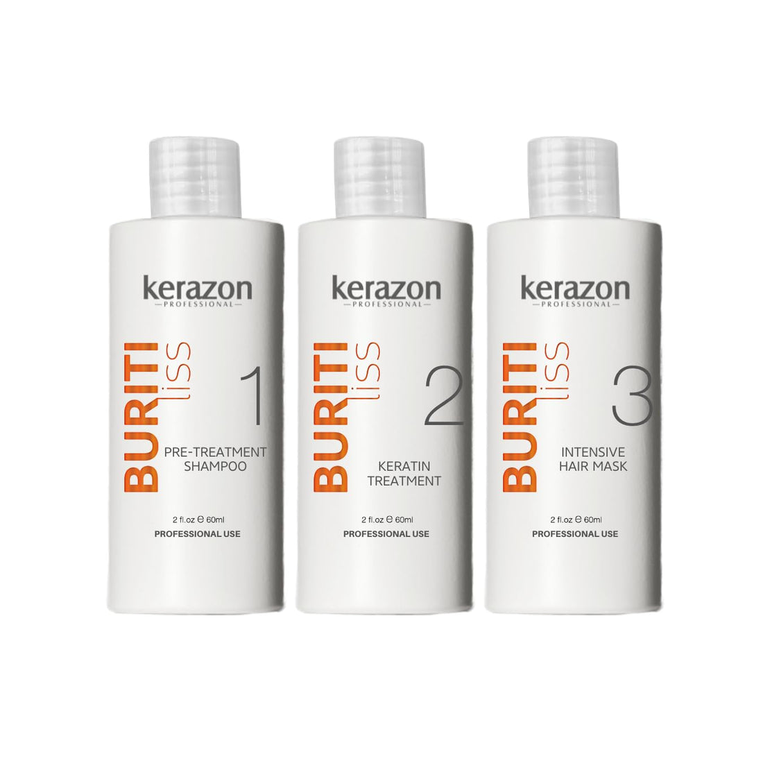 Brazilian Keratin Treatment Complex Blowout KERAZON kit 2oz/60ml - Tratamiento de Keratina Queratina BrasileÃƒ±a para Alisar Importada