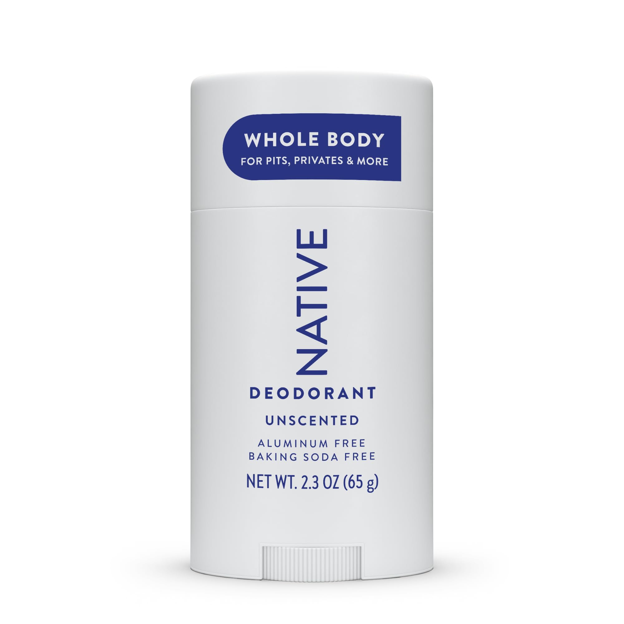 Native Whole Body Deodorant Stick Contains Naturally Derived Ingredients, Deodorant for Men and Women | 72 Hour Odor Protection, Aluminum Free with Coconut Oil and Shea Butter | Unscented