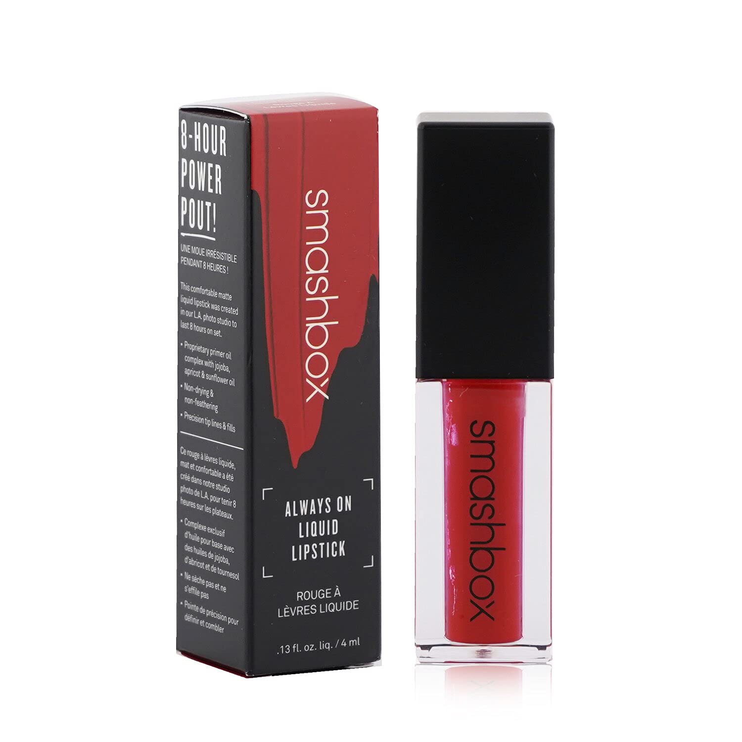 Smashbox Always On Liquid Lipstick, Bang Bang, 0.13 Fluid Ounce