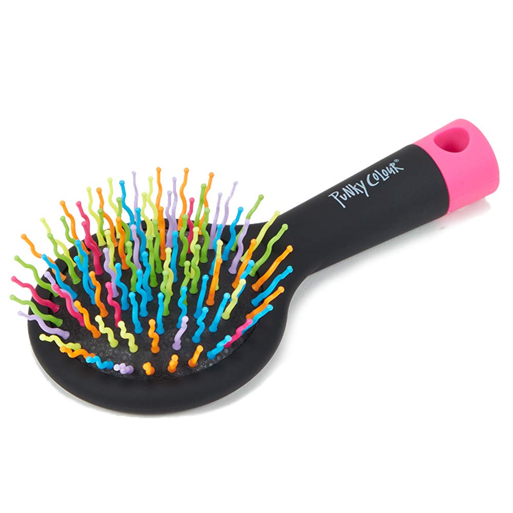 Punky Hair Brush and Hair Detangler with Mirror