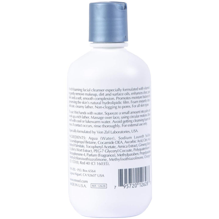 REXSOL Vitamin-C Wash Facial Cleanser Foaming Gel