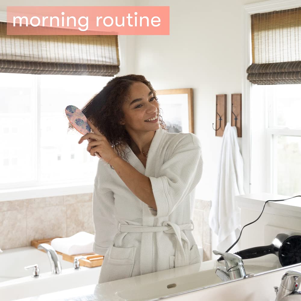 Framar Flowers Wet Detangler Brush – Brushes for Hair, Wet Dry Brush, Hair Detangler Brushes, Hairbrush for Women, Curly Hair Brush Detangler Tangle Brush, Kids Brushes for Hair Kids Hair Brush