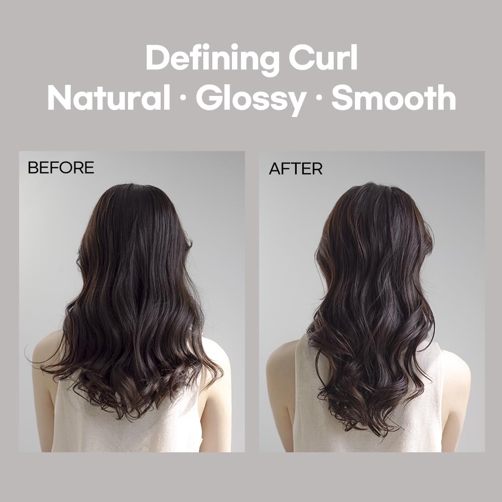 LORINIQUE Korean Defining Curl Cream, High-Dose Keratin (50,000ppm) & Amino Acids, Hair Curling Essence, Anti Frizz, Treatment for Curly Hair, 4.05 Fl Oz