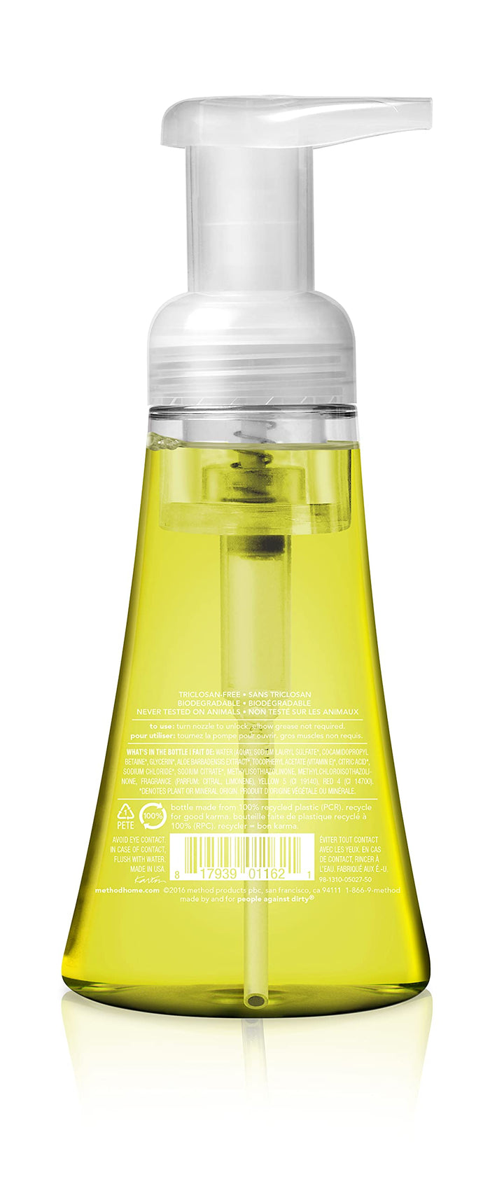 Method Foaming Hand Soap, Lemon Mint, 10 oz, 3 pack, Packaging May Vary