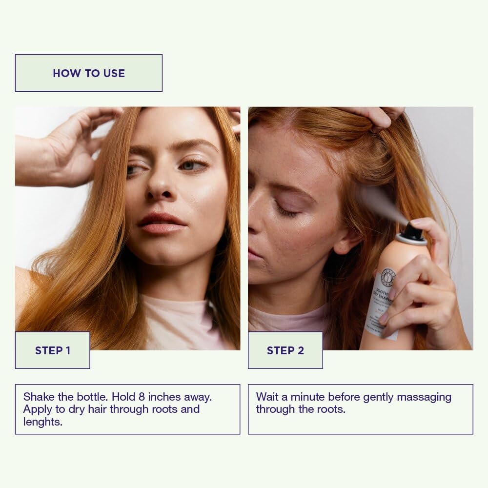 Maria Nila, Soothing Dry Shampoo 205 ml, Hold 1/5, Freshens up Greasy Hair & Soothing for Scalp, 100% Vegan & Sulfate/Paraben free