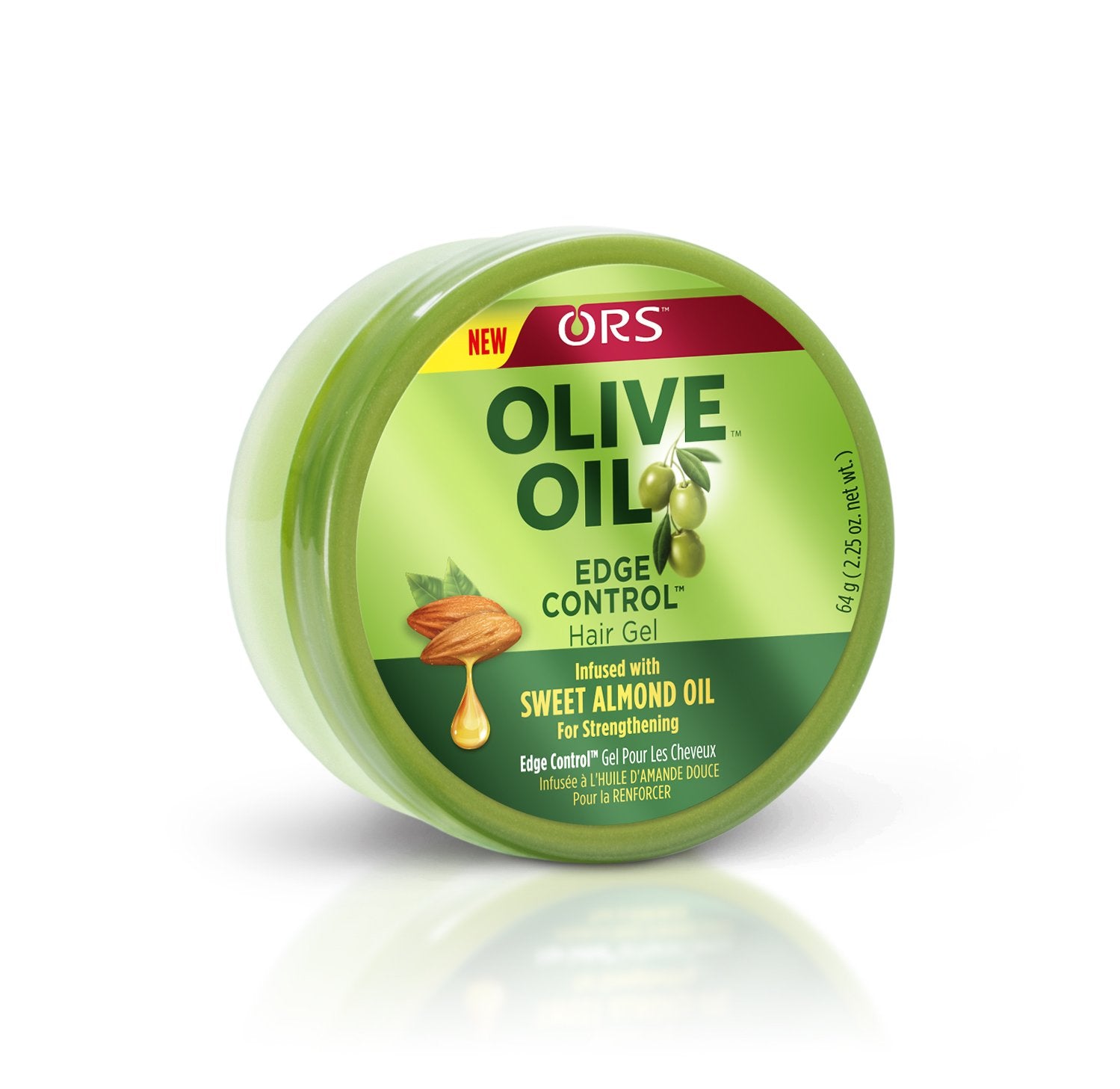Organic R/s Root Stimulator Olive Oil Edge Control Hair Gel, 2.25 Ounce