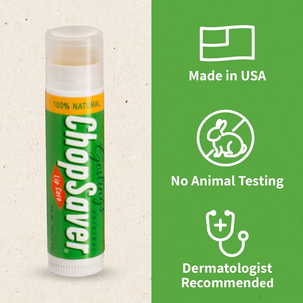 Goslings Original Chop Saver All Natural Lip Care, 0.15 Ounce (Pack Of 6)