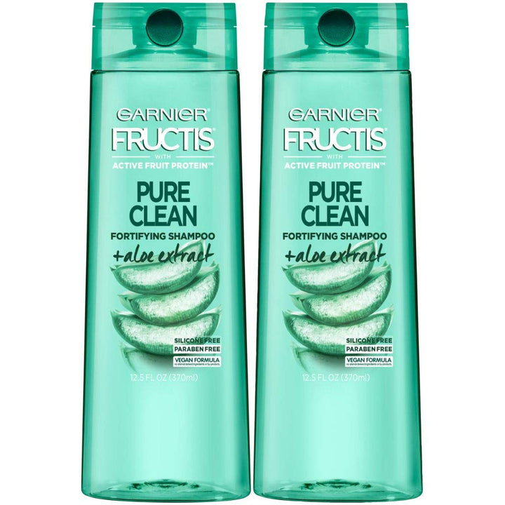 Garnier Hair Care Fructis Pure Clean Shampoo, 12.5 Fl Oz, 2 Count