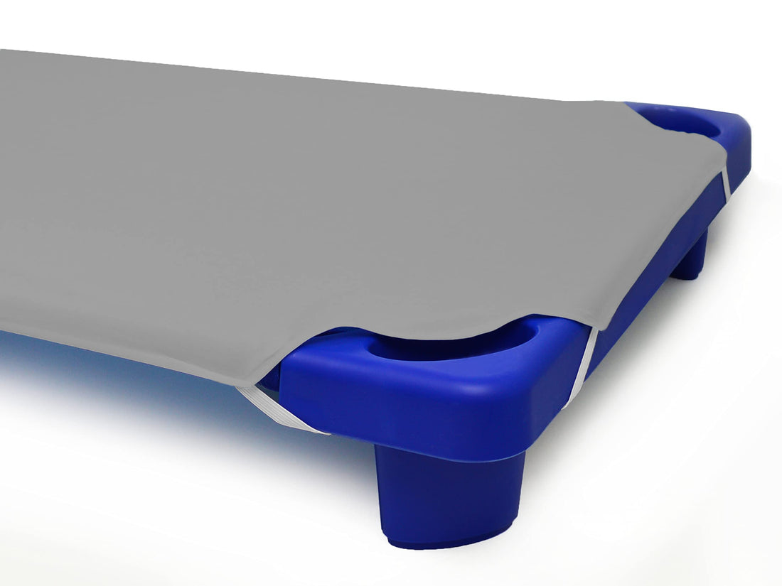 American Baby Company Microfiber Standard Size Daycare/Pre-School Cot Sheet, Gray, 23 x 51, for Boys and Girls