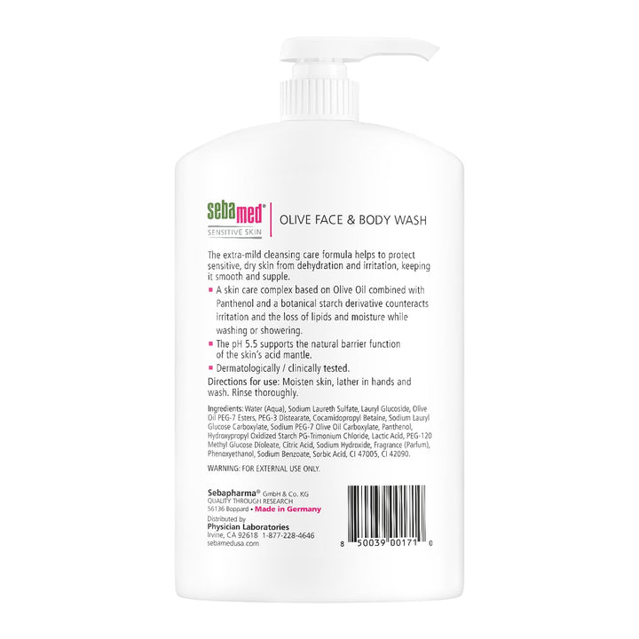 Sebamed Olive Face & Body Wash, 1L