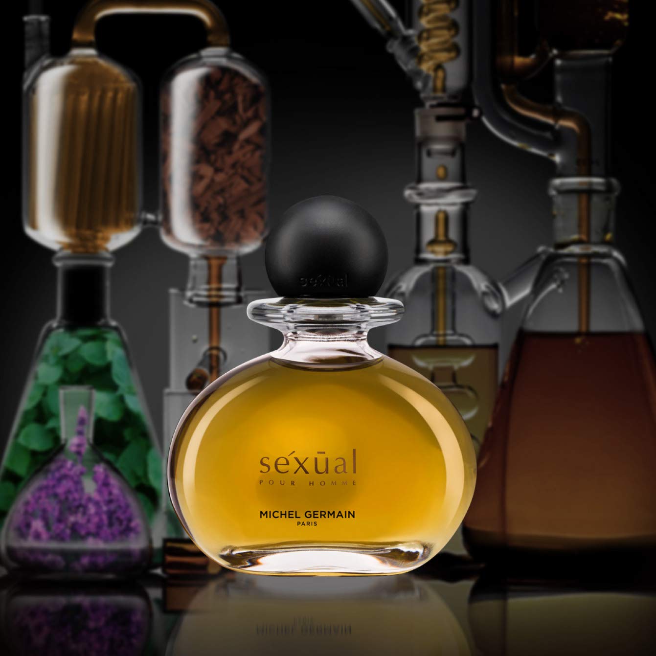 Michel Germain Sexual Pour Homme Eau de Toilette Spray, Top Notes of Indian Basil, Italian Bergamot, Italian Clementine, French Melon, Seductive Natural Oils, 4.2 Fl Oz