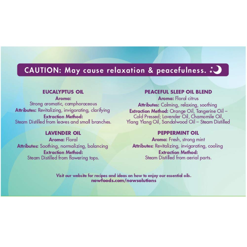 NOW Let There Be Peace and Quiet Relaxing Essential Oil Kit