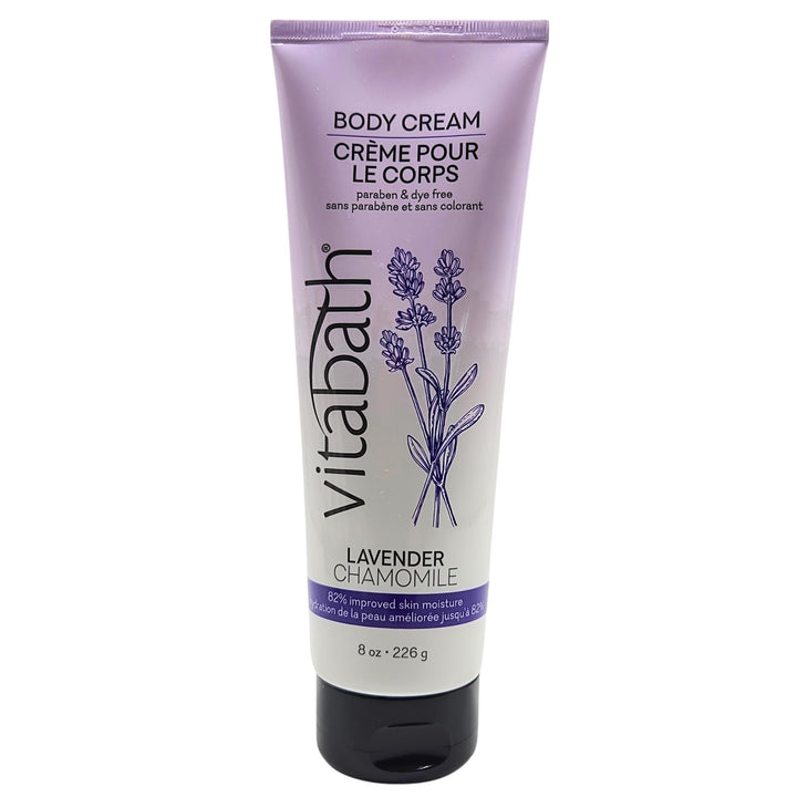 Vitabath Body Cream, Lavender Chamomile, 8 Fluid Ounce