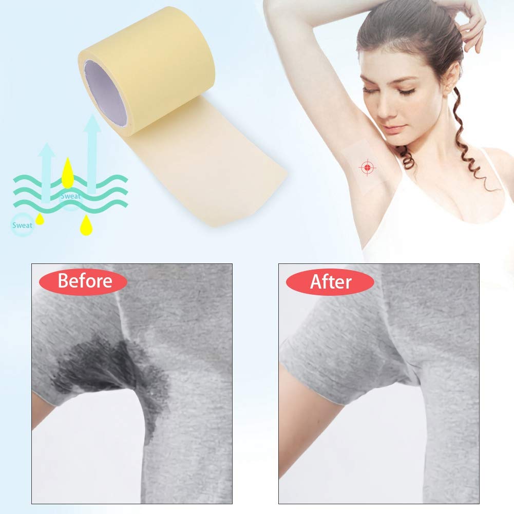 Underarm Absorbing Sweat Pads Transpapent Armpit Antiperspirant Sticker Disposable Prevention Pads Perspiration Absorbent Deodorant Khan Antiperspirant For Men Women Kids