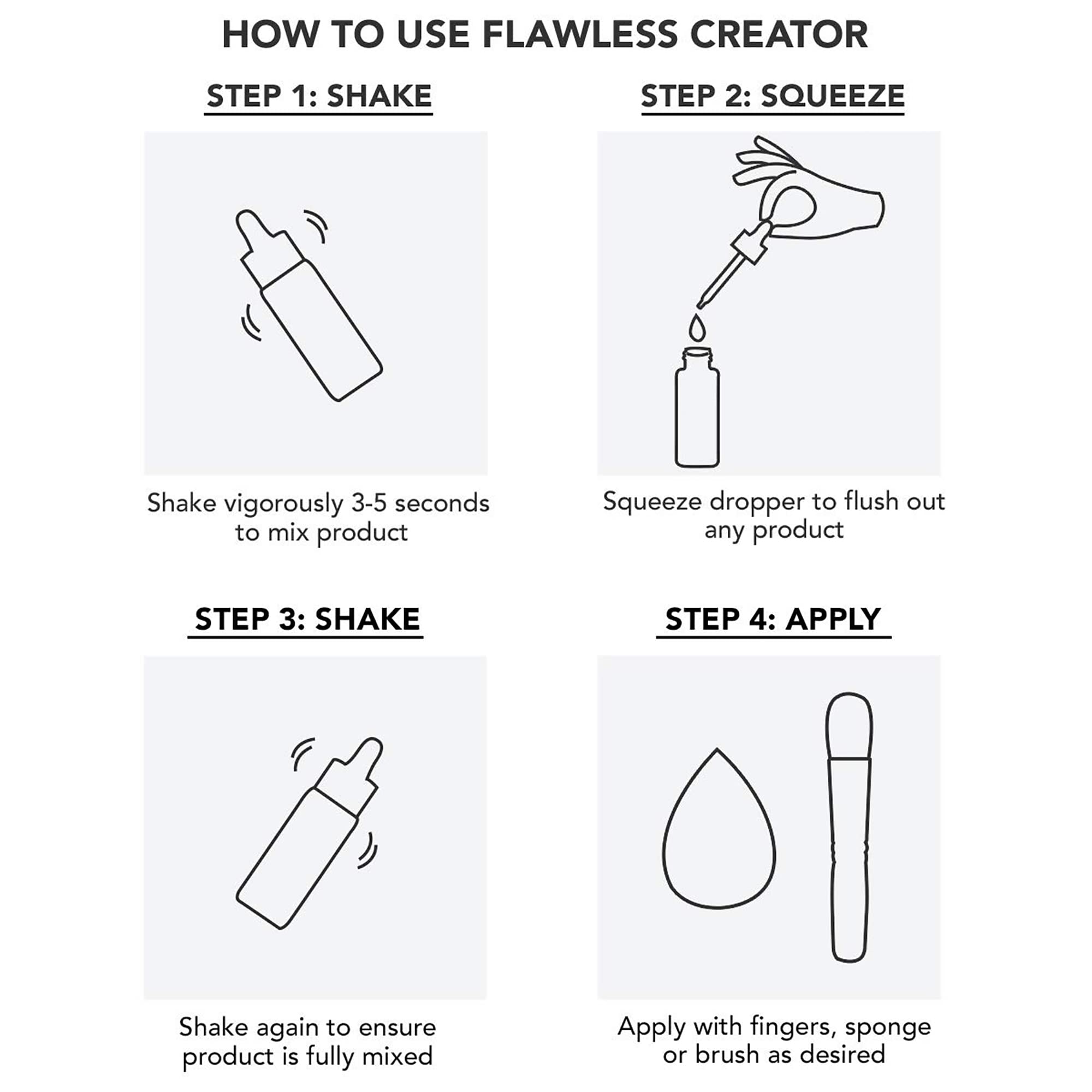 Dermablend Flawless Creator Liquid Foundation Makeup Drops, Oil-Free, Water-Free, 1 Fl. Oz -