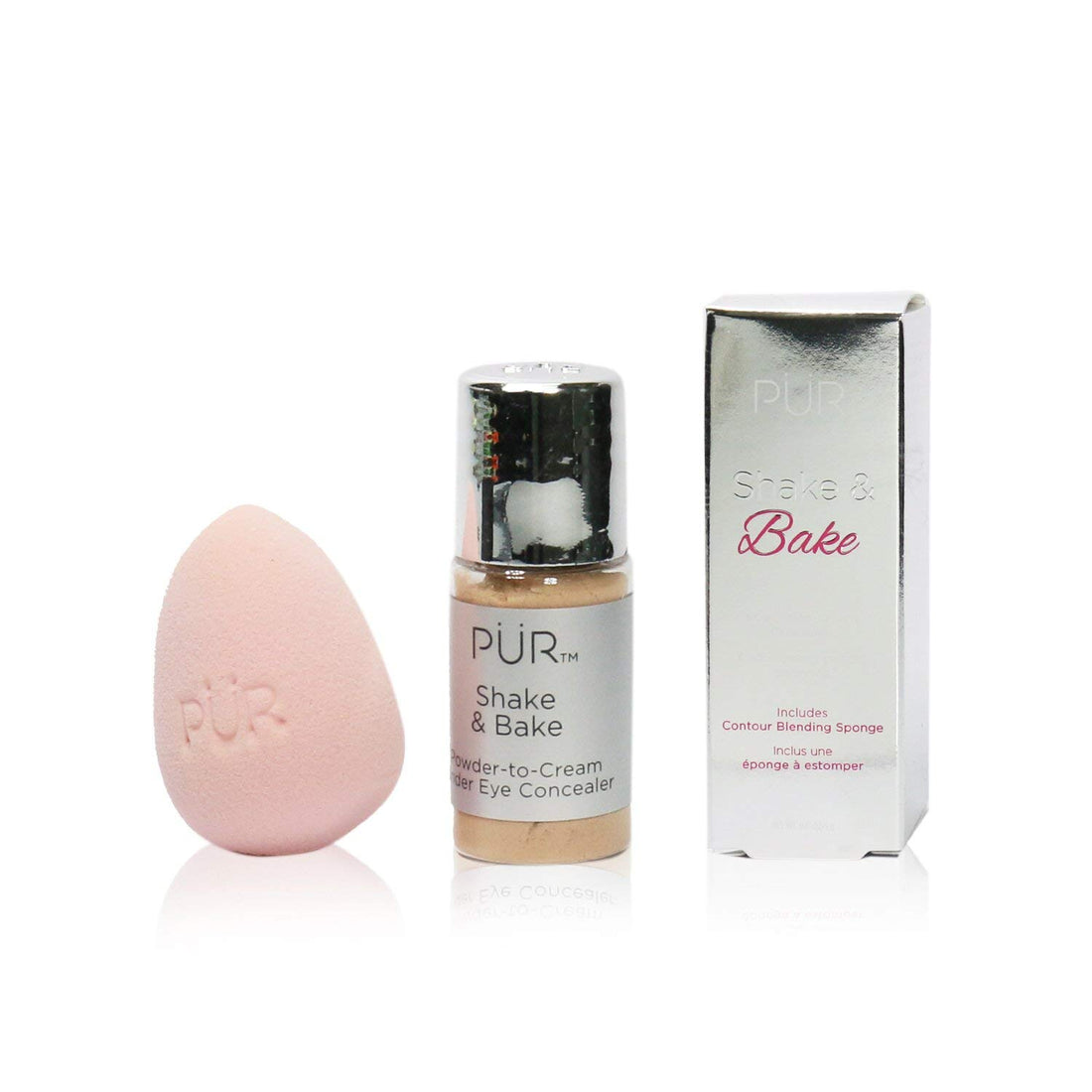 PÃƒÅ“R Shake and Bake Powder-to-cream Under Eye Concealer, Light, 0.17 oz.