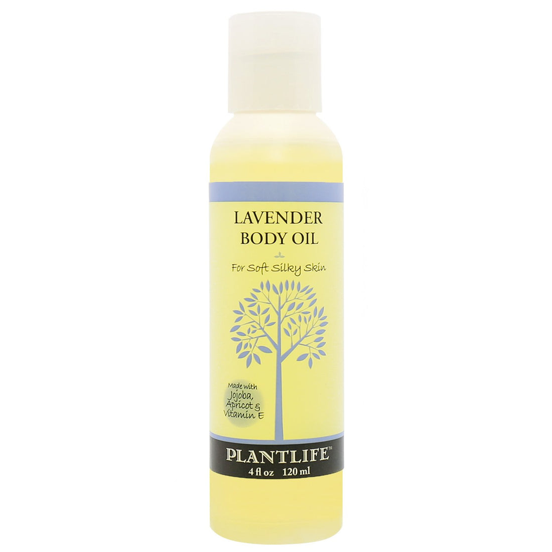 Lavender Body & Bath Oil with Vitamin E, Apricot & Jojoba- 4 oz.