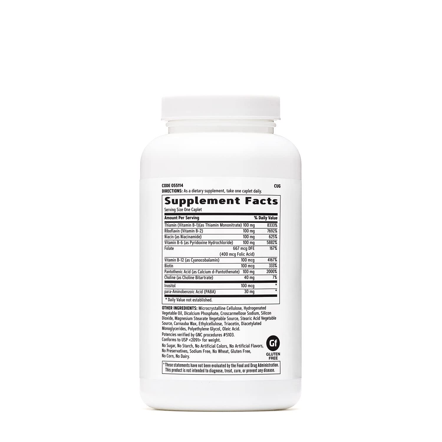 GNC Vitamin B Complex 100 Supplement, Supports Energy, Metabolism and Immune Function, 250 Servings