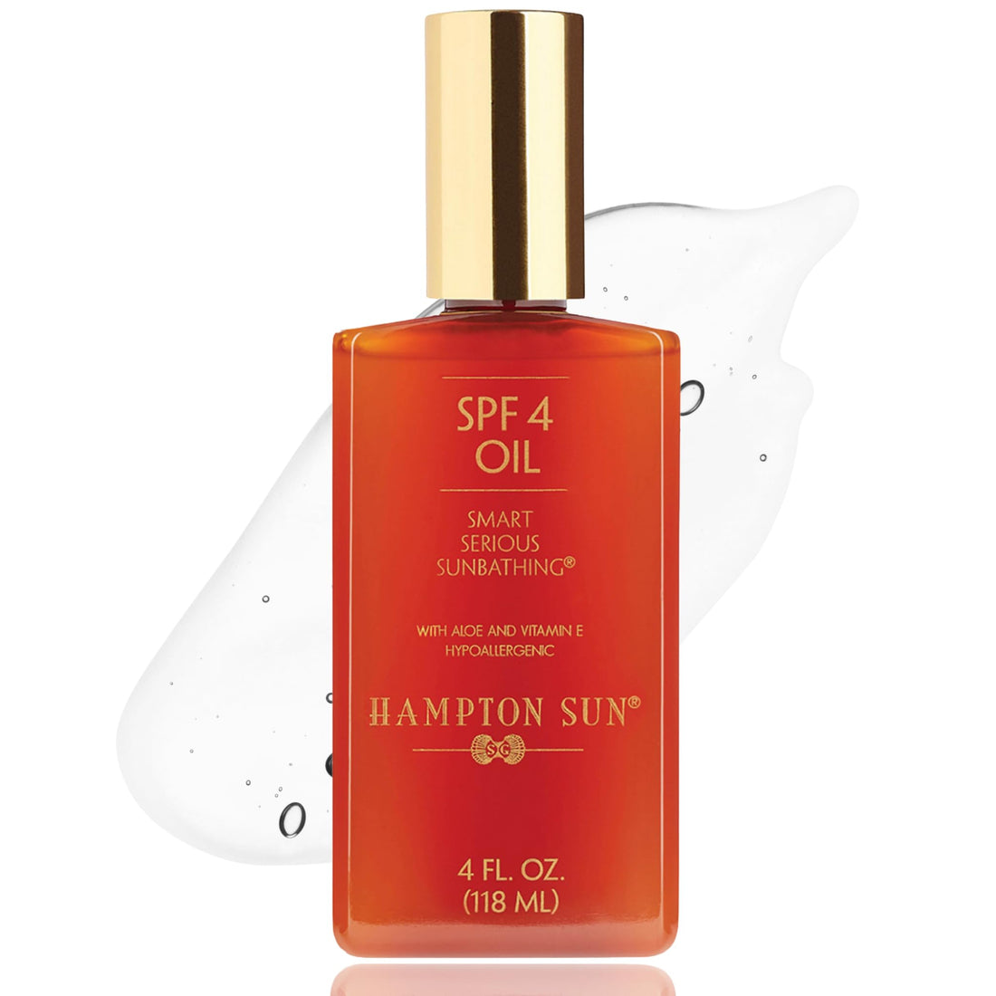 Hampton Sun SPF 4 Oil, 4 Fl Oz