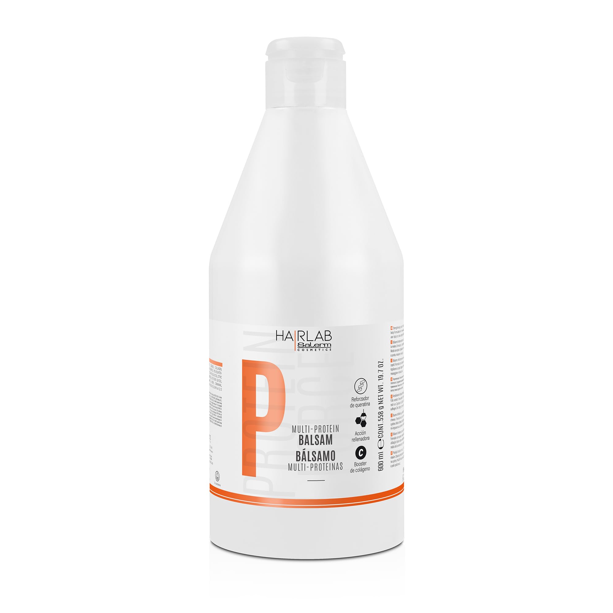 SALERM - Hair Conditioner - Multi-Proteins Hair Lab Balm - 600 ml - Helps Strengthen and Repair Hair - Adds Volume - Paraben-Free