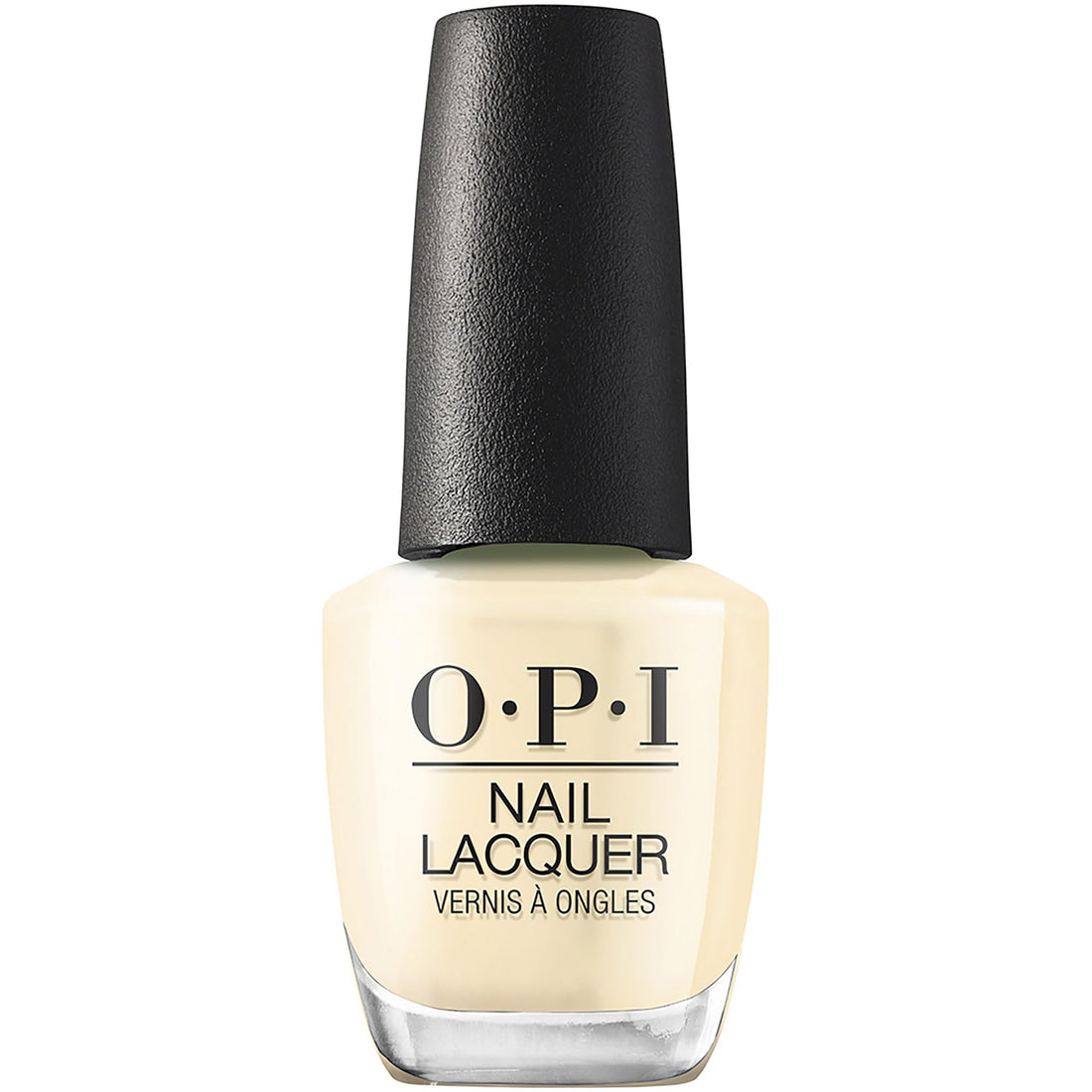 OPI Nail Lacquer Blinded by the Ring Light | Opaque Soft Yellow Crème Chip Resistant Nail Polish | Me, Myself Collection