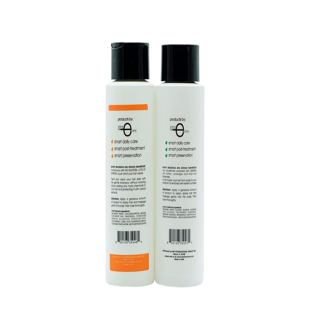 Moisture Shampoo And Conditioner Sulfate & Paraben Free 16Oz For Keratin Treated Hair By Smart Protection