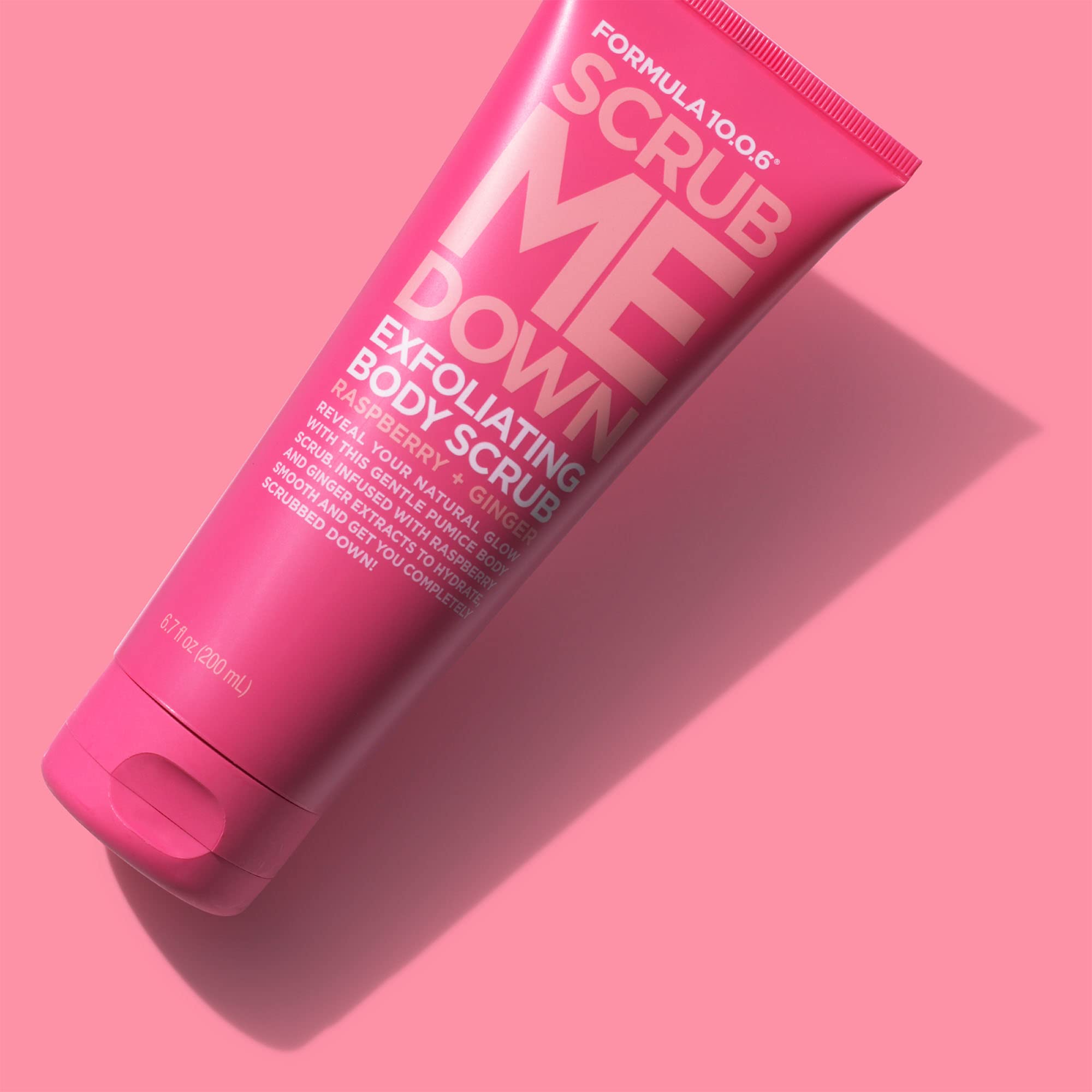 Formula 10.0.6 Scrub Me Down Exfoliating Body Scrub (6.7 Fl. Oz.) Pumice Body Scrub that Hydrates While it Smooths - Vegan, Paraben-Free, Sulfate-Free, Dye-Free & Cruelty-Free