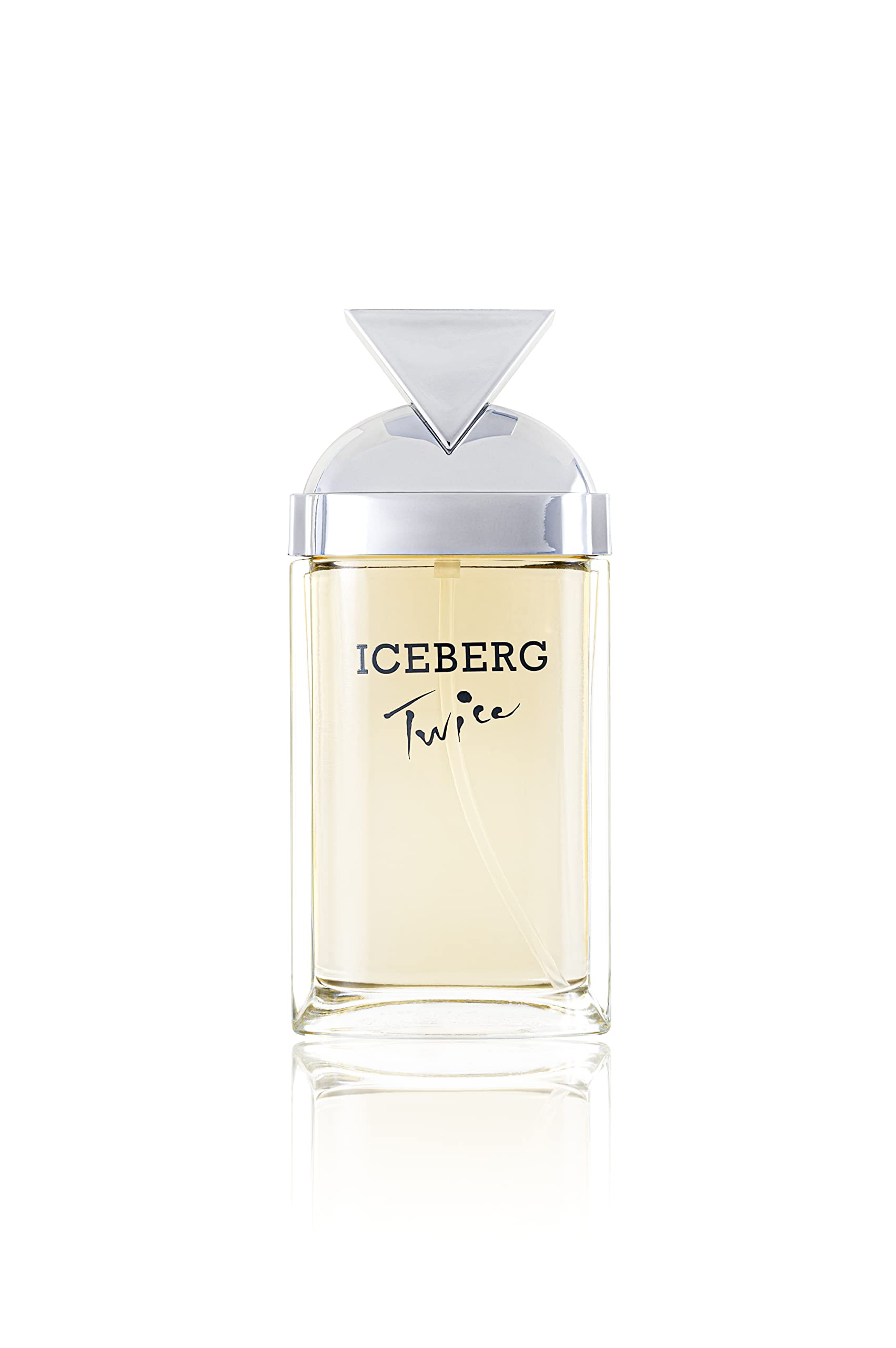 ICEBERG Twice Woman - Floral Aquatic Fragrance For The Modern Woman - Fresh And Bright Feminine EDT Spray Perfume For Women - Invigorating Notes Of Freesia, Cyclamen, Amber, Sandalwood - 3.3 Oz