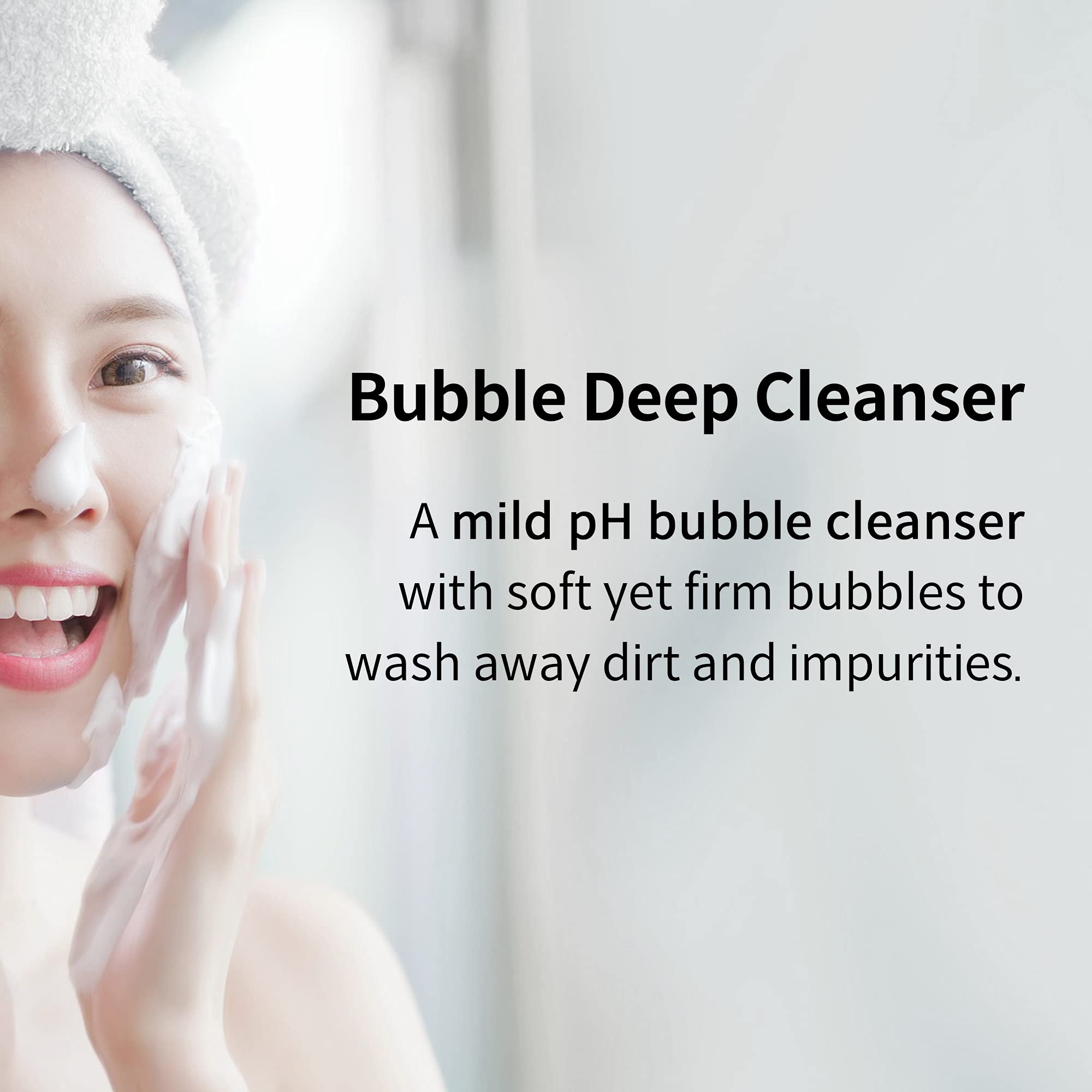 [YADAH] Bubble Deep Foam Cleanser 150ml For All Skin Type Control Pore Blackhead