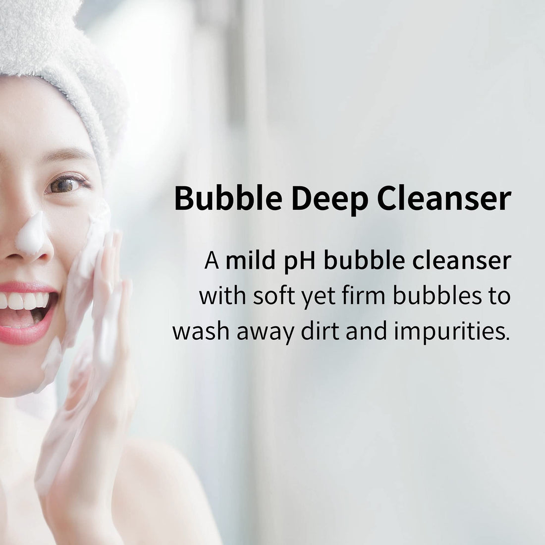 [YADAH] Bubble Deep Foam Cleanser 150ml For All Skin Type Control Pore Blackhead
