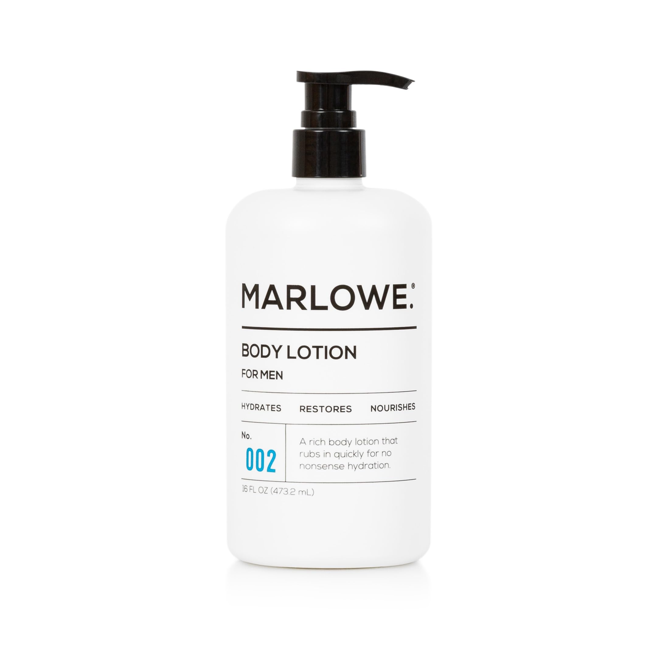 Marlowe. No. 002 extra moisturizing body lotion 15 oz