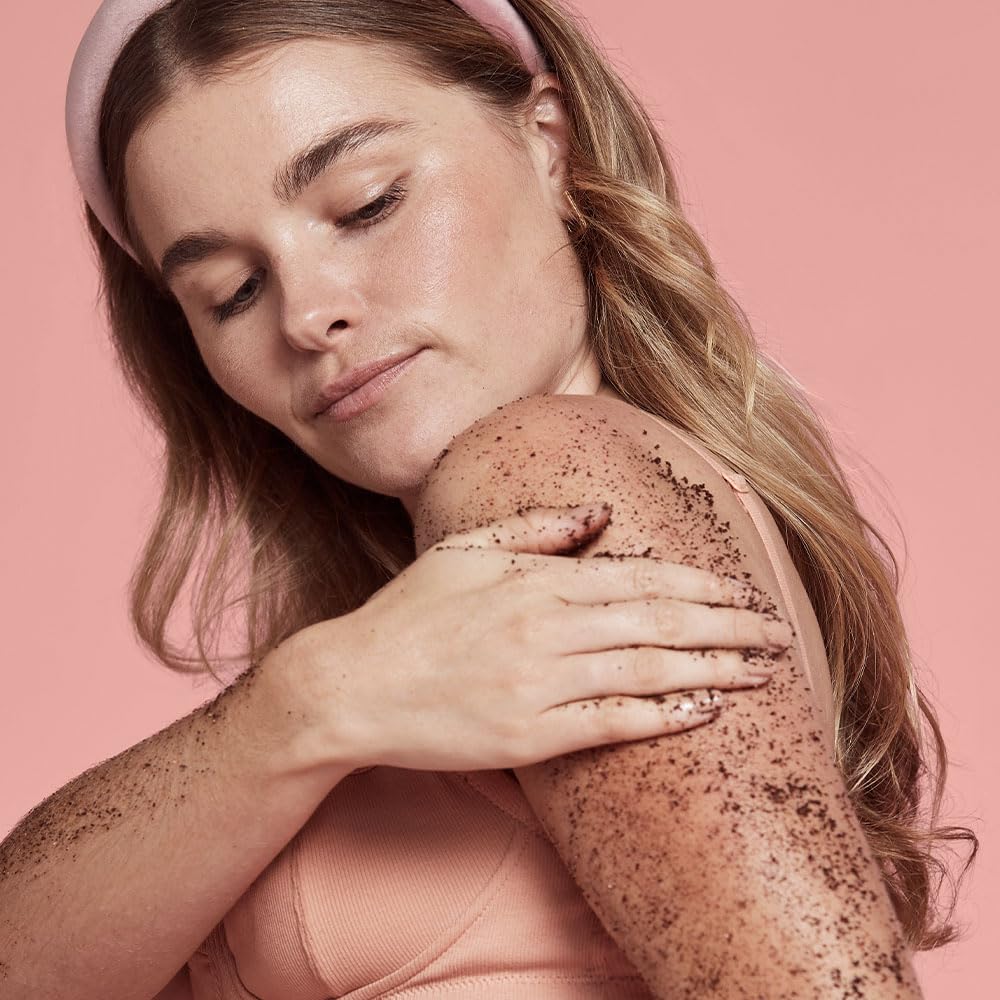 Frank Body Coconut Coffee Scrub | Natural, Vegan, Cruelty Free Exfoliating Body Scrub Firms, Tones, and Brightens with Coffee Grinds, Grapeseed Oil, Coconut Oil, and Jojoba Beads | 7.05 oz / 200 g