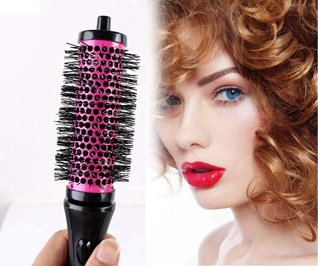 LIGICKY Blowout Brush Set with Detachable Barrels Round Brushes Hair Styling Tool, 1 Handle 6 Barrels.