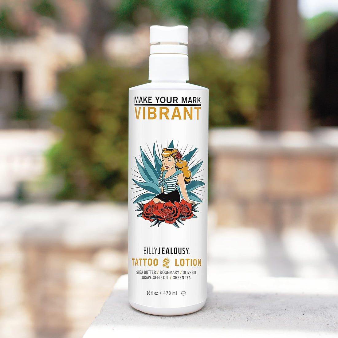 Billy Jealousy Make Your Mark Vibrant Tattoo Lotion 473ml/16oz