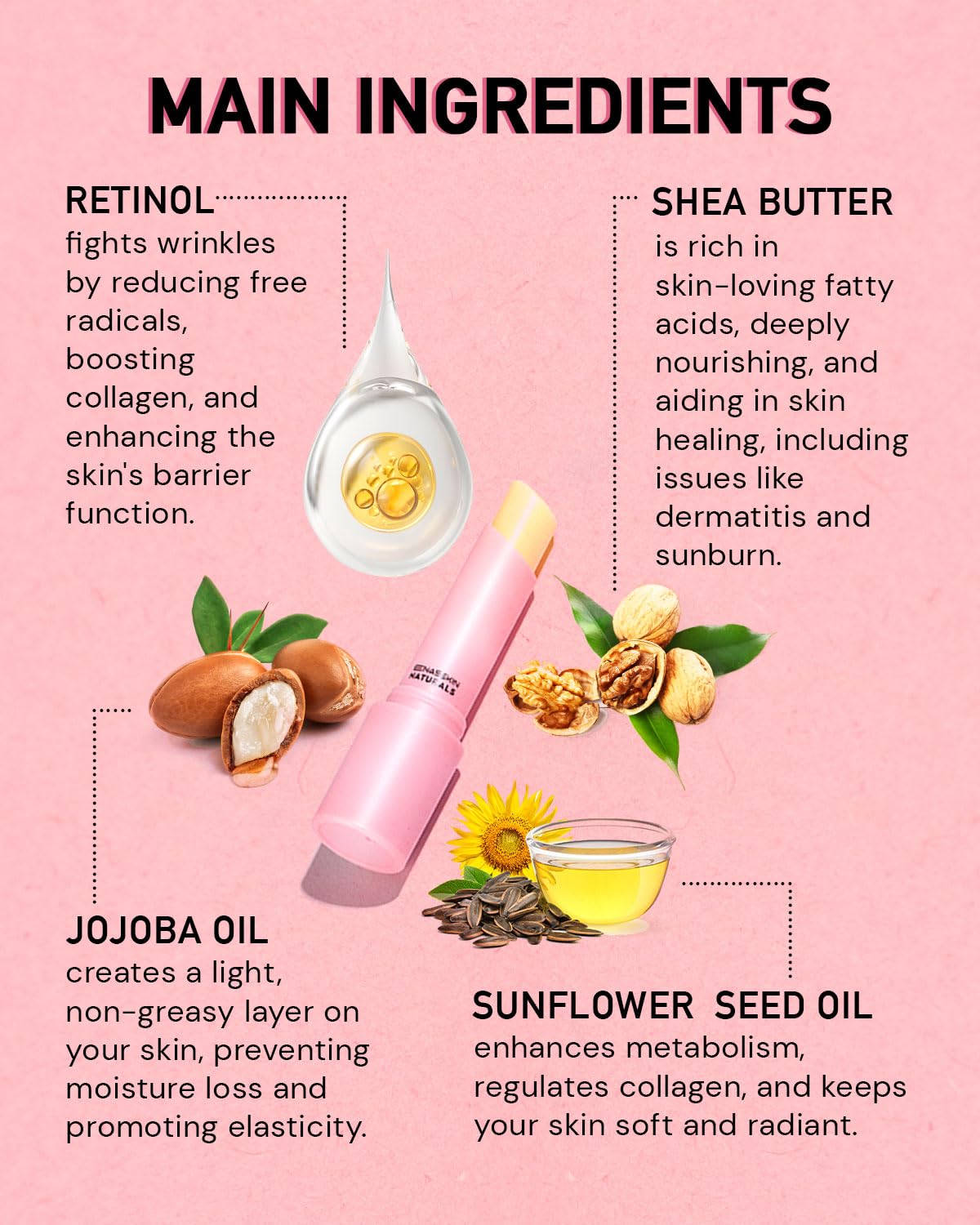 Under Eye Stick For Puffiness: Retinol Under Eye Balm Reducing Eye Bags and Dark Circles - Eye Cream for Fine Lines Wrinkles and Puffiness, Eye Treatment for Late Nights, Overtime and Makeup Prep