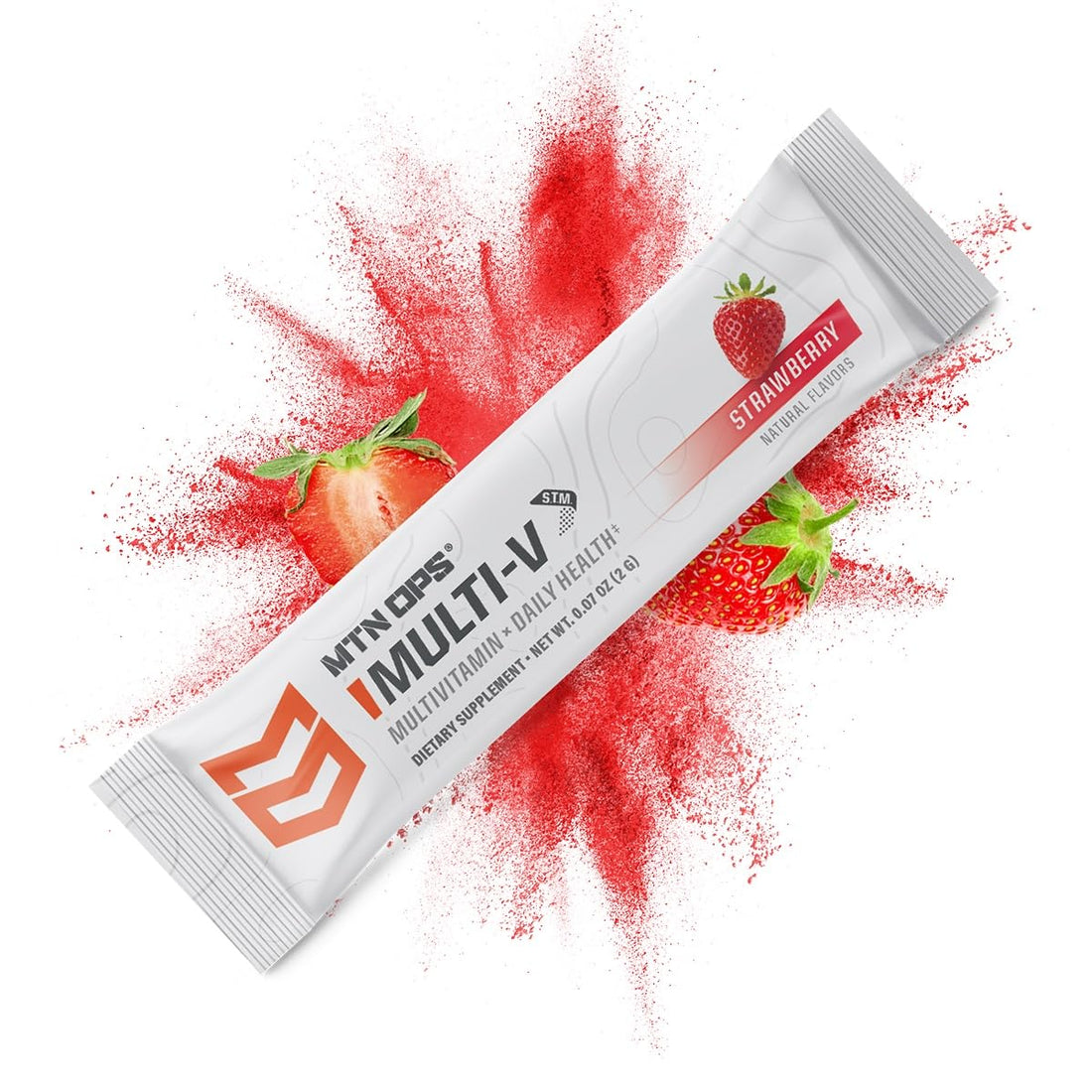 MTN OPS Multi-V, Daily Multivitamin for Women & Men with Immune Support, Safe for Kids, Gluten Free STM Packs, Variety of Flavors, 30 Servings