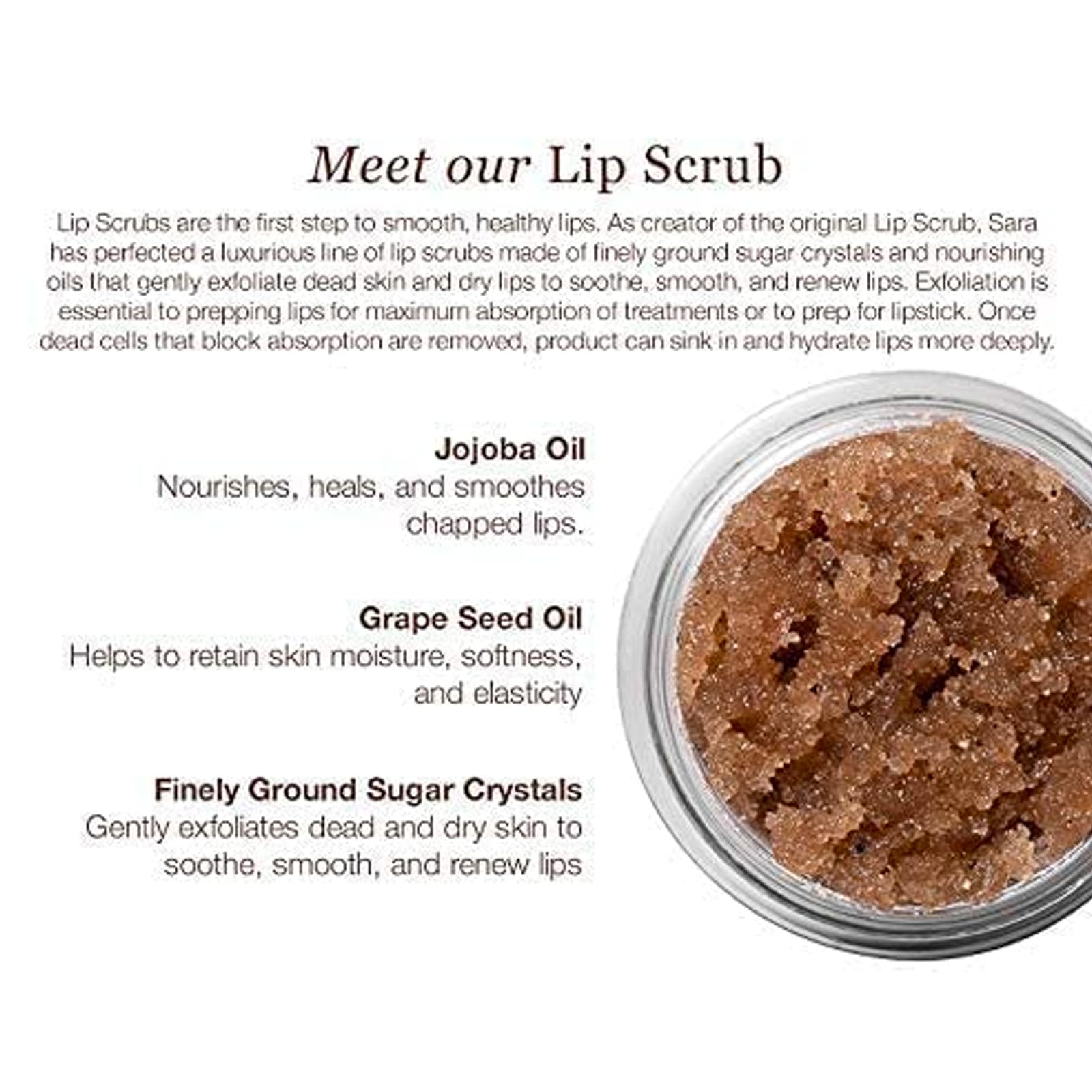 sara happ The Lip Scrub