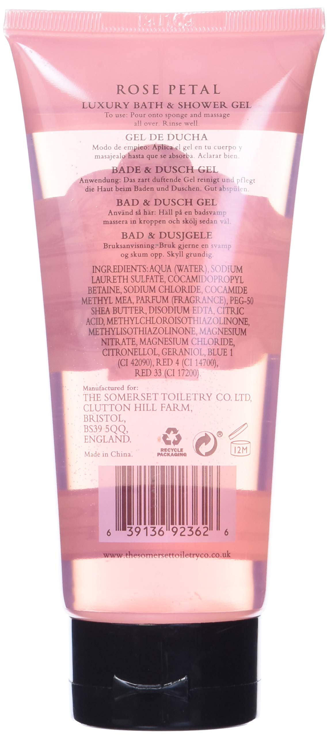 AAA Floral Rose Petal Luxury Bath And Shower Gel 200ml by Aromas Artisanales de Antigua