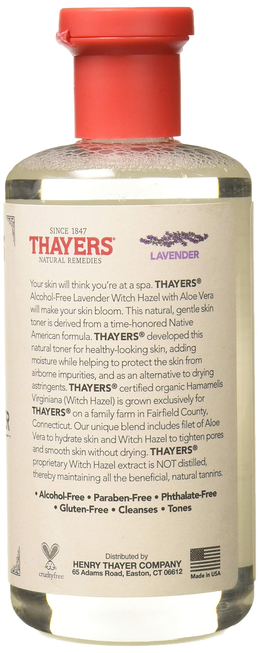 Thayer's Thayer - Witch Hazel Toner Alcohol Free Lavender, 12 Fl Oz Liquid