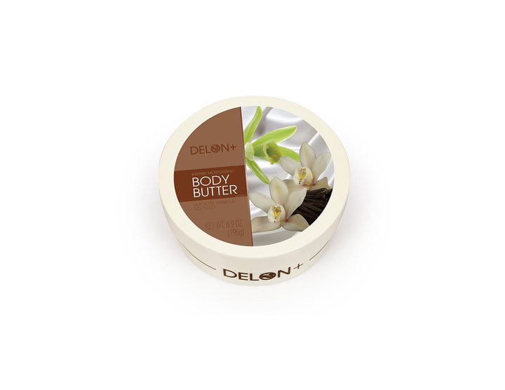 DELON Body Butter Vanilla, Off White, 6.9 oz