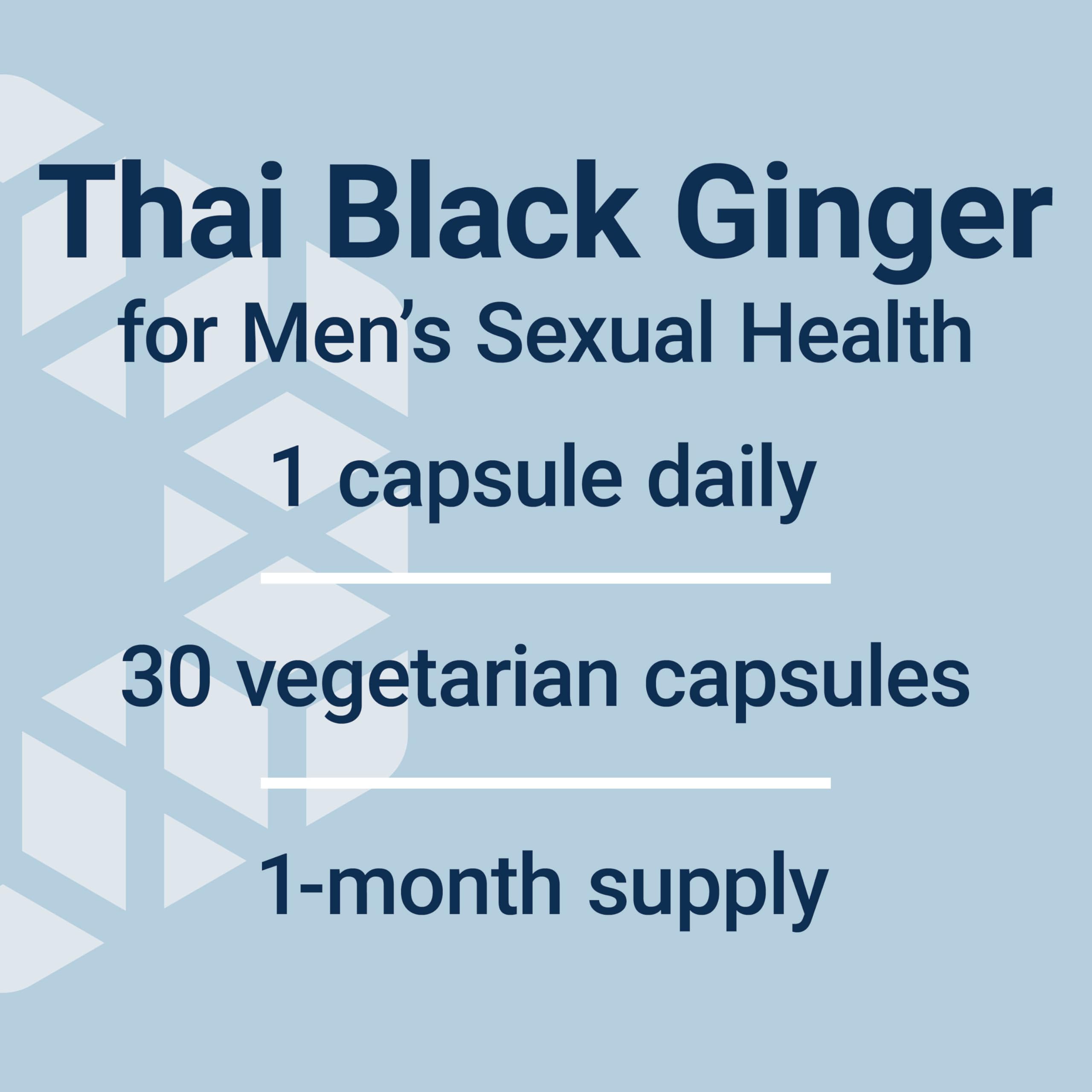 Life Extension Male Vascular Sexual Support, Black Ginger, Kaempferia parviflora, Male Sexual Health, Sexual Function, Gluten-Free, Non-GMO, 1-Daily, 30 Vegetarian Capsules