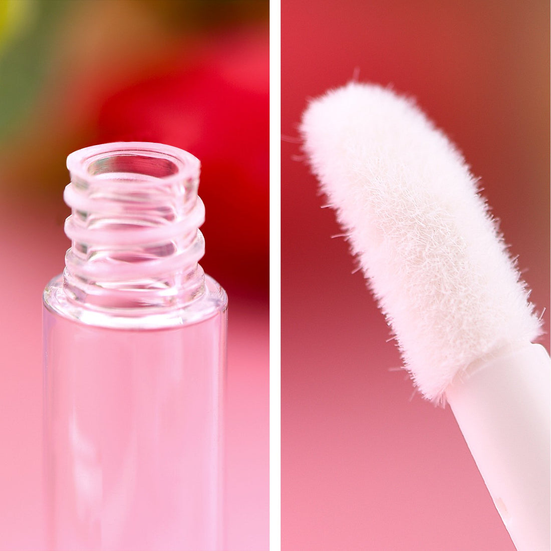 25 Pack Empty Lip Gloss Tubes Containers, Clear Mini Refillable Lip Balm Bottles with Rubber Inserts and Transfer Pipettes for Lip Samples Travel Split Charging DIY Makeup (1.2 ML, Rose Gold)