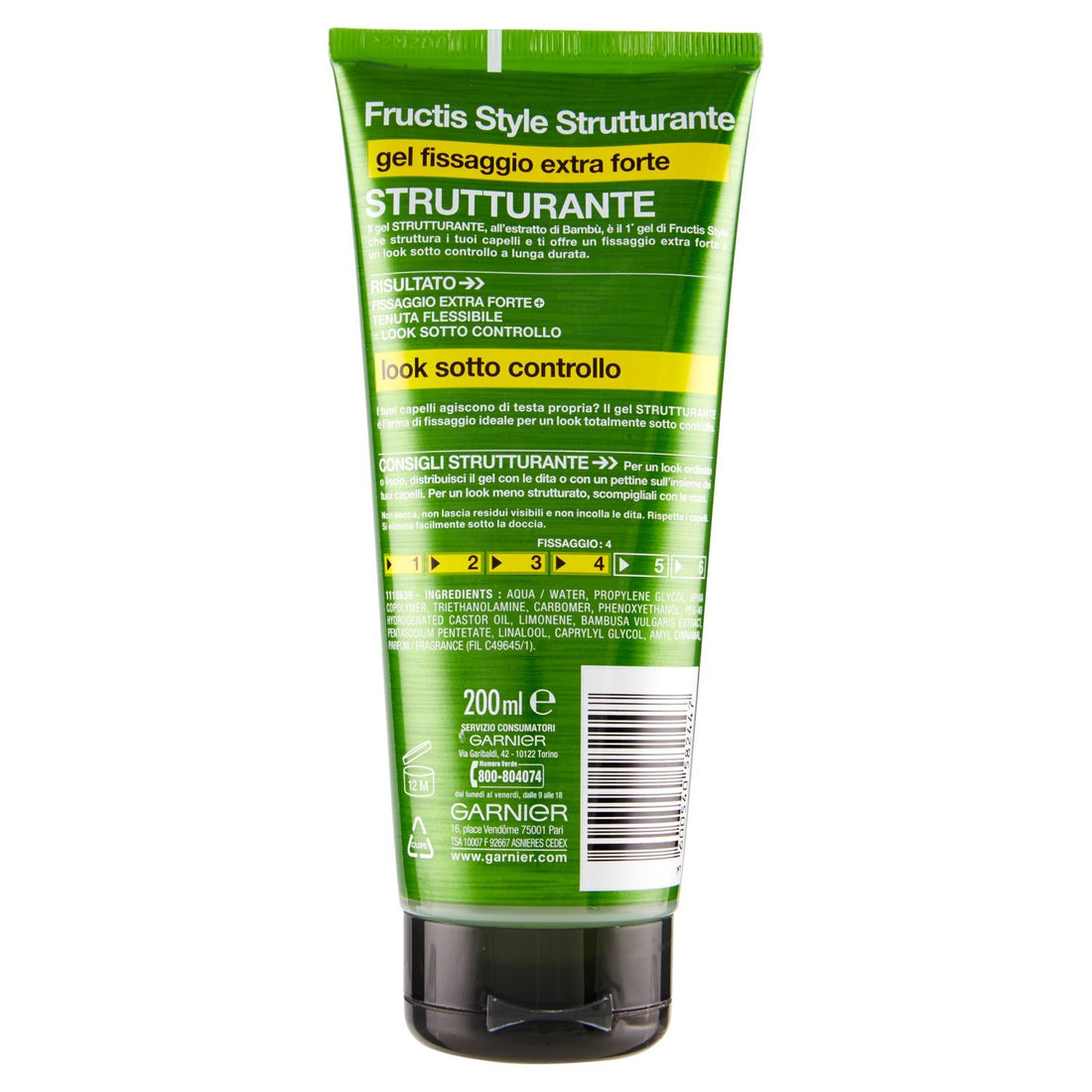 Garnier Fructis Style Strutturante Gel extra forte 04 200 ml
