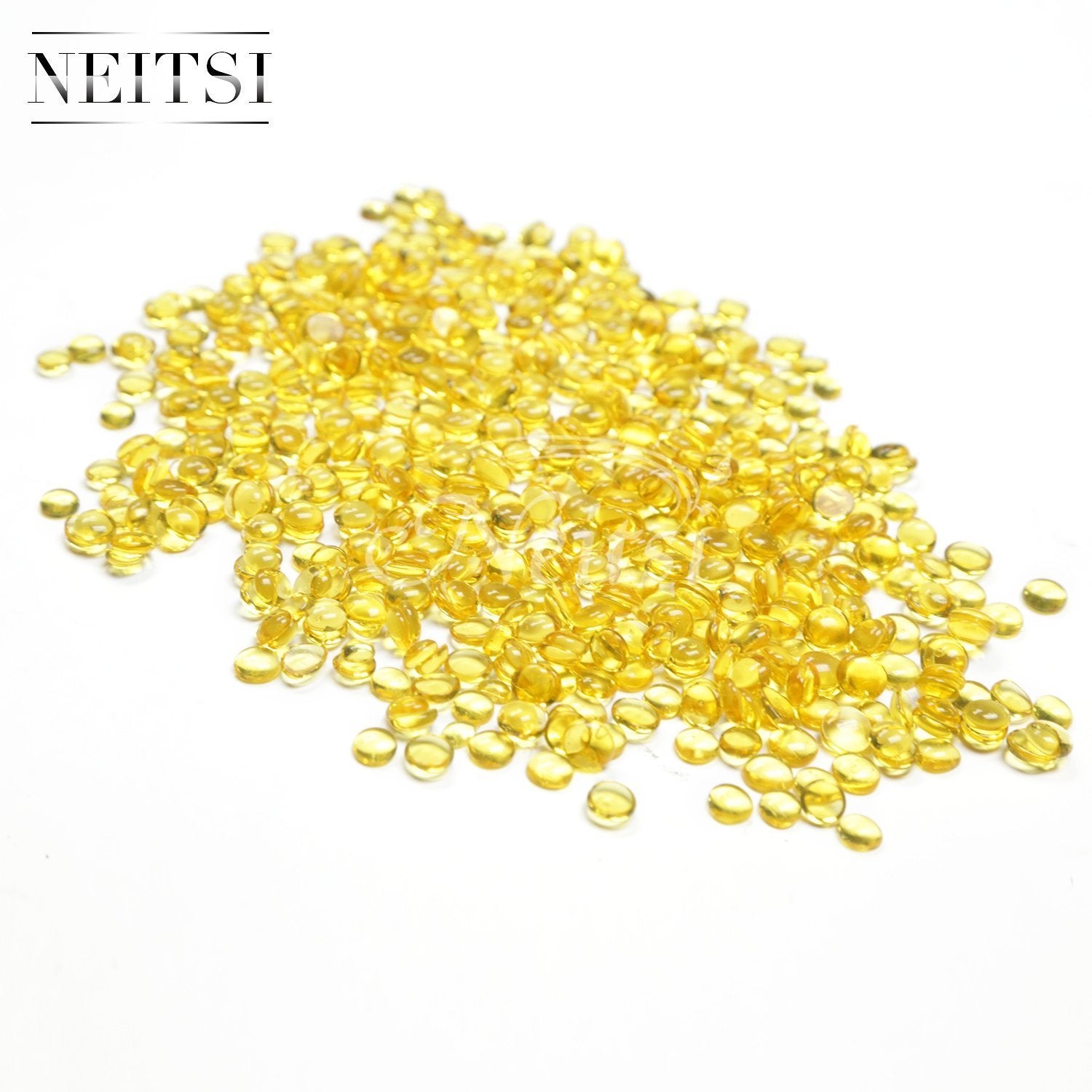 Neitsi 400 PCS Hair Extension Fusion Keratin Glue Tips Rebond Granules Beads