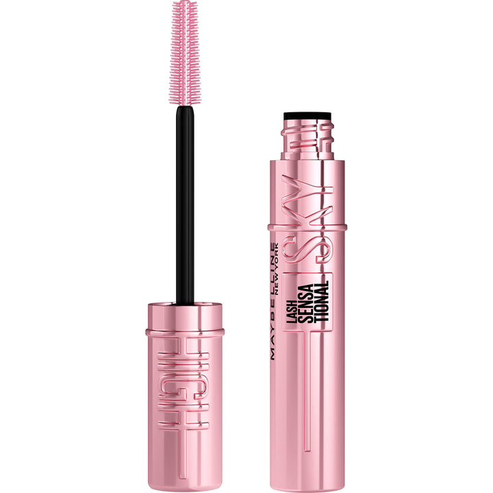 Maybelline New York Lash Sensational Sky High Mascara, Limited Edition Holiday Make Up, Lengthening & Volumizing, Very Black, 0.24 Fl Oz