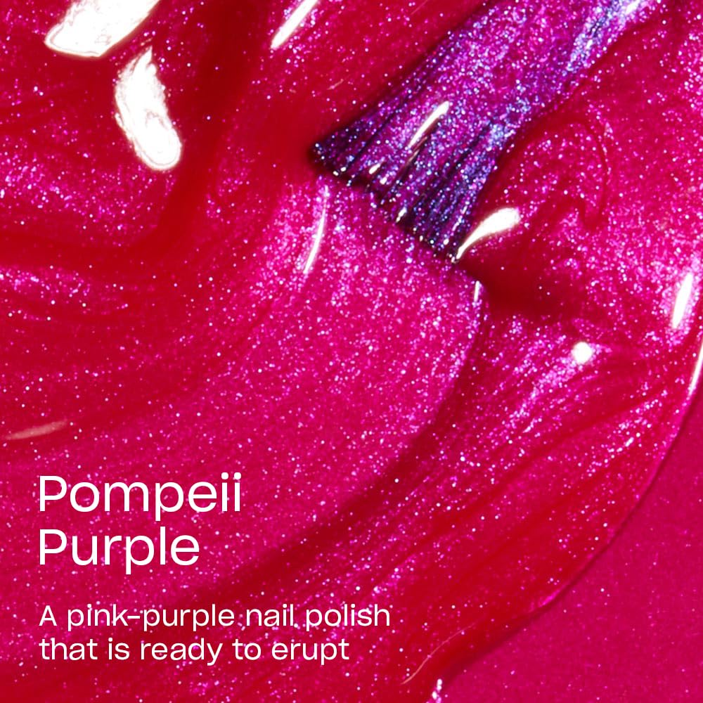 O.P.I Nail Lacquer | Pompeii Purple | 15 ml | Long-Lasting, Glossy Nail Polish | Fast Drying, Chip Resistant