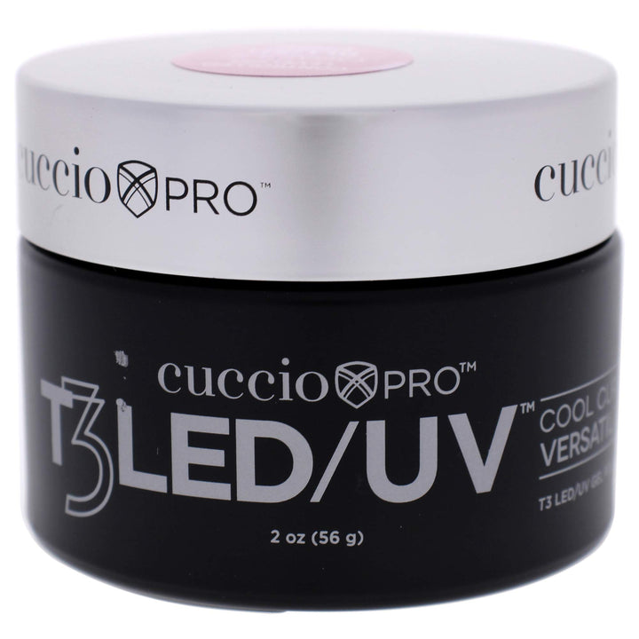 Cuccio Pro - T3 Cool Cure Versatility Gel - Controlled Leveling Opaque Blush Pink - for Women - Nail Gel - 2 oz