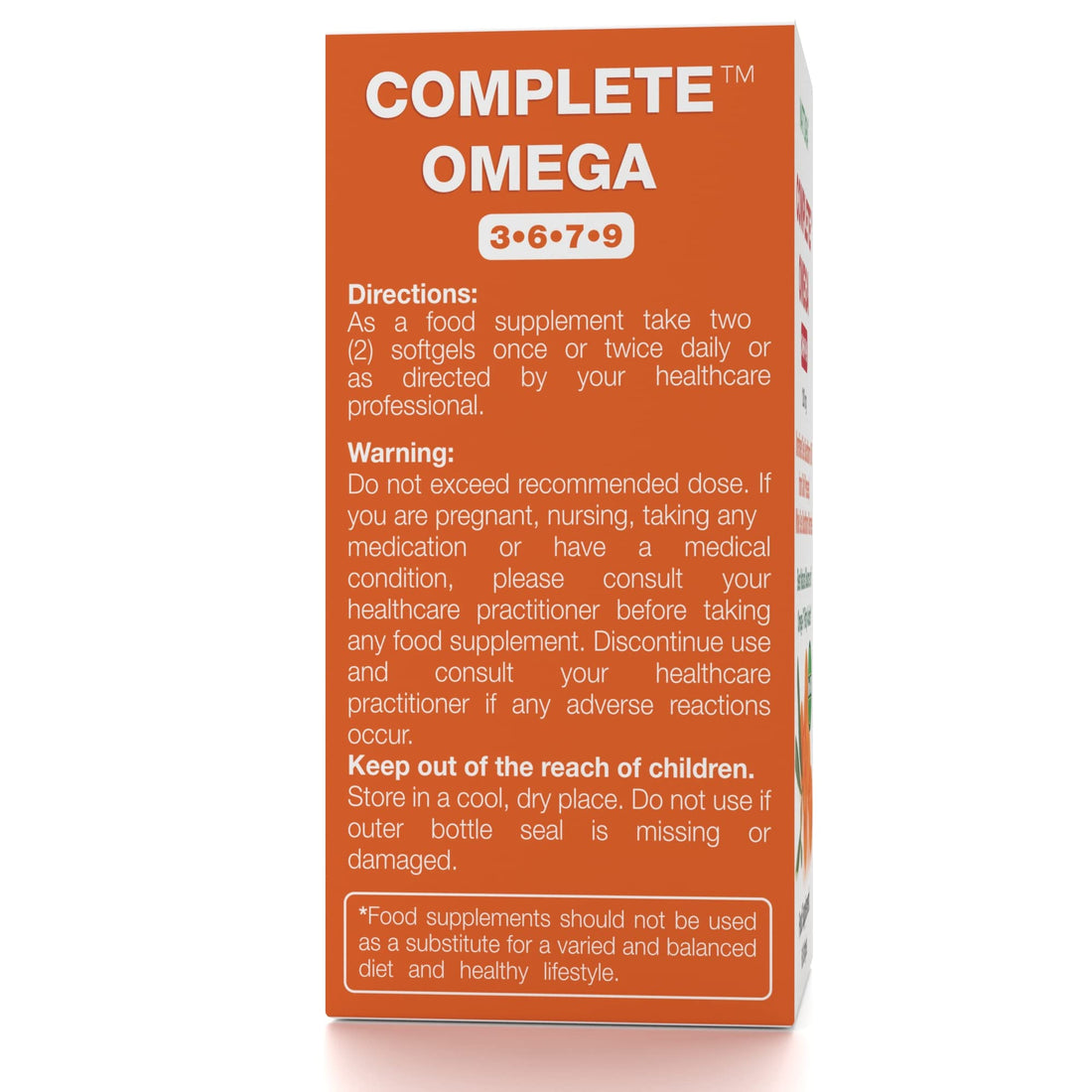 Nattura Complete Omega 3-6-7-9, Pure Sea Buckthorn Oil, European Quality, from Unrefined, Cold Pressed Whole Sea Buckthorn Wild Berries - Non-GMO, Certified Kosher, Gluten-Free 1 Bottle - 60 Capsules