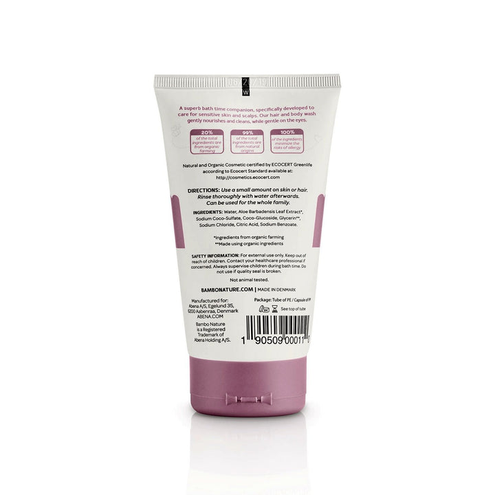 Bambo Nature Bath Buddy Hair & Body Wash, 5 fl oz, 6 Count (1 Pack of 6 Tubes)